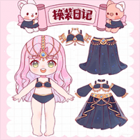 贴纸换装女孩