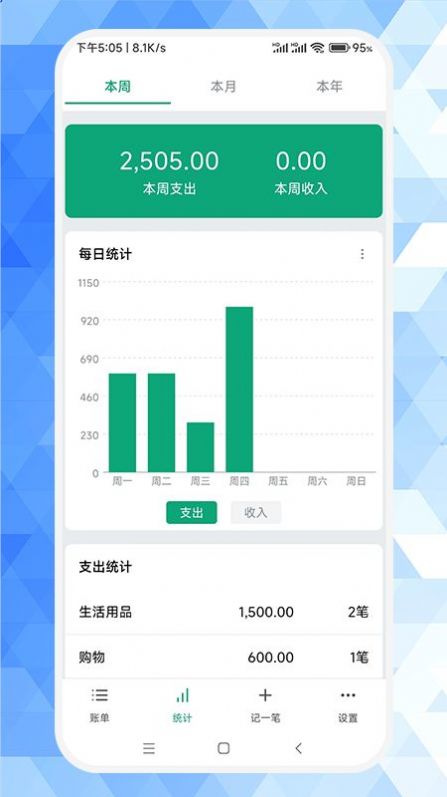 草莓记账本截图