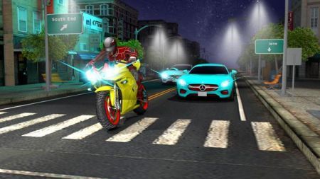 公路交通摩托车赛截图
