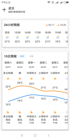 牛牛天气截图
