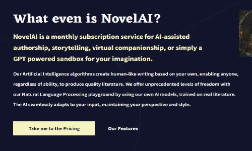 novelai图像生成器截图