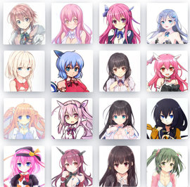 waifulabs动漫头像生成器截图