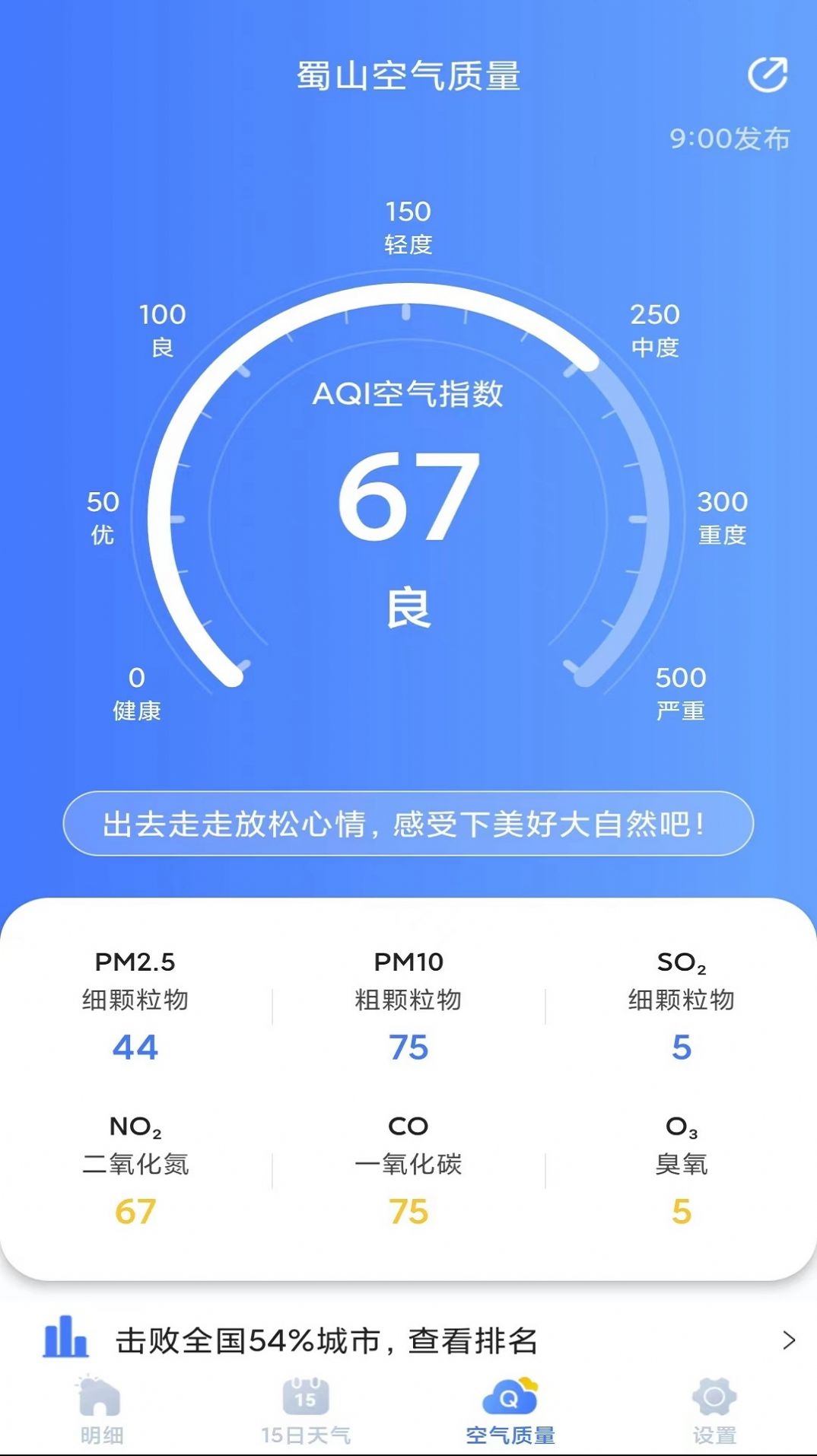 天气预报灵截图