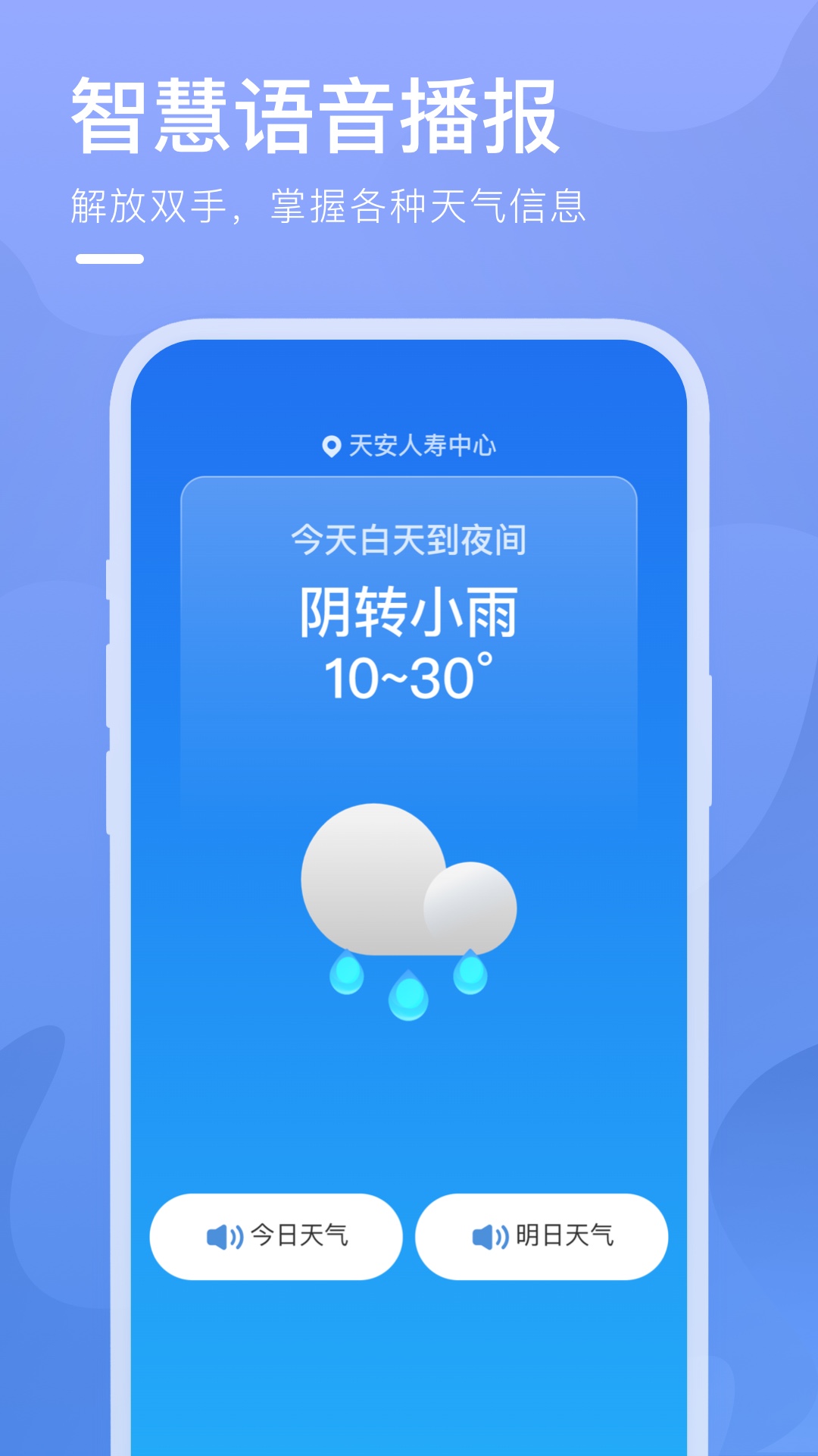 细雨天气截图