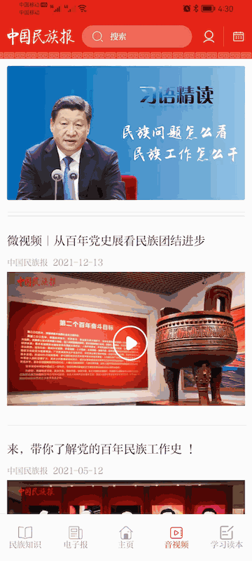 中国民族报截图
