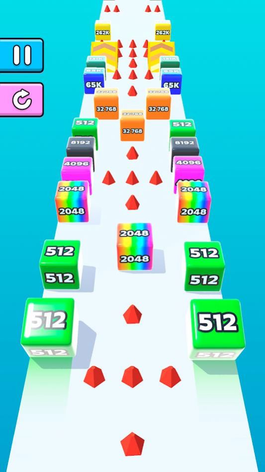 果冻运行2048手游下载截图