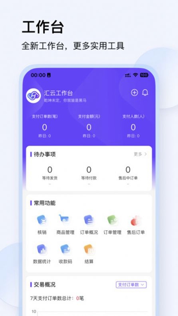 汇云工作台截图