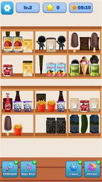 分类排序挑战截图