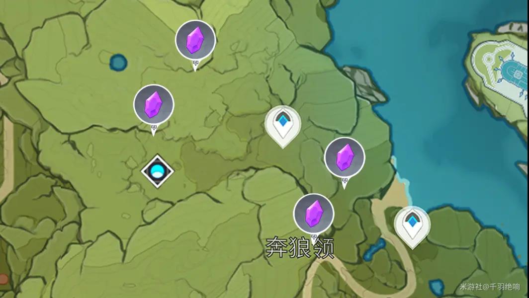 《原神》电气水晶采集路线