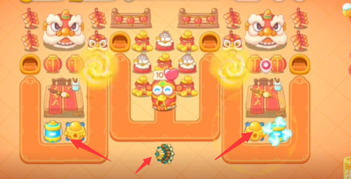 《保卫萝卜4》新春大集第2关怎么过