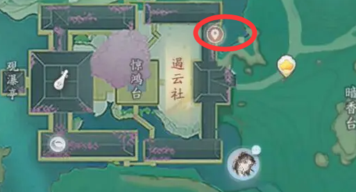 《射雕》手游吟咏台位置大全