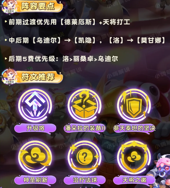 《云顶之弈s11》天降凯隐阵容怎么玩