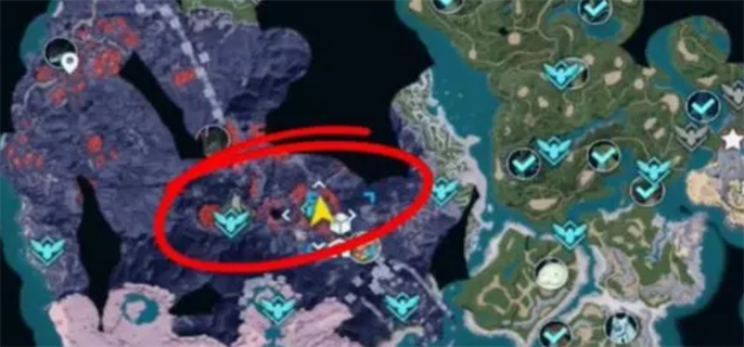 幻兽帕鲁硫磺矿点位推荐图三 《幻兽帕鲁》硫磺矿在哪