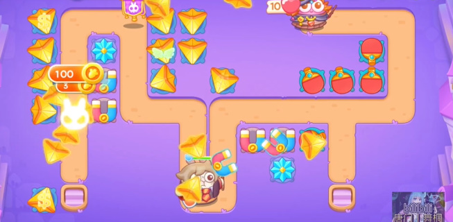 《保卫萝卜4》阿波与魔法宝藏第四十二关攻略