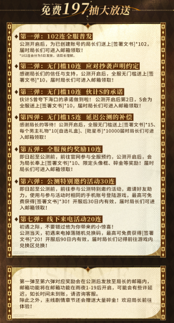 《米修斯之印》公测福利分享一览